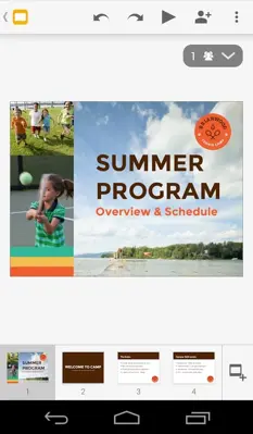 Google Slides android App screenshot 2